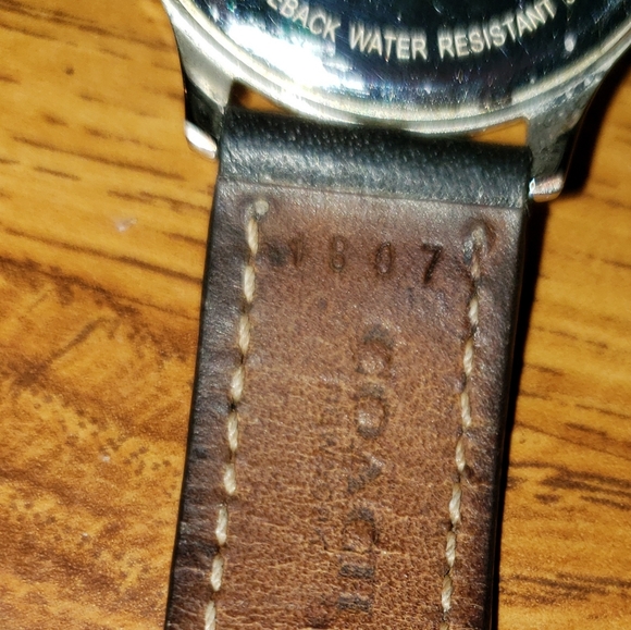 RARE Coach quartz analog leather black signature bumble Bee wristwatch - Picture 5 of 7